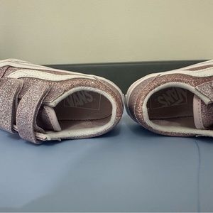 Pink glittery vans. Never worn brand new.